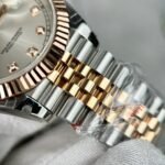 Rolex Datejust 126331 SS/RG Plated Silver Dial CZ Diamonds 41mm Jub Super Clone - 图片 13
