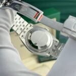 Rolex Datejust 126234 904L Steel Green Palm Dial 36mm Jub Super Clone - 图片 16