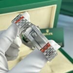 Rolex Datejust 126234 904L Steel Green Palm Dial 36mm Jub Super Clone - 图片 27