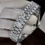 Rolex Day-Date 904L Steel Meteorite Dial With Diamonds 40mm Super Clone - 图片 10