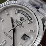 Rolex Day-Date 904L Steel Meteorite Dial With Diamonds 40mm Super Clone - 图片 14