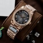 Rolex Day-Date RG Plated Ombre Grey Dial 40mm Super Clone - 图片 3