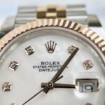 Rolex Datejust 126331 SS/RG Plated MOP Dial CZ Diamonds 41mm Jub Super Clone - 图片 3