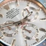 Rolex Daytona 116515LN YG Plated Pink Dial CZ Diamonds 40mm Oysterflex Super Clone - 图片 3