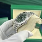 Rolex Datejust 126334 904L Steel Green Motif Dial 41mm Jub Super Clone - 图片 4