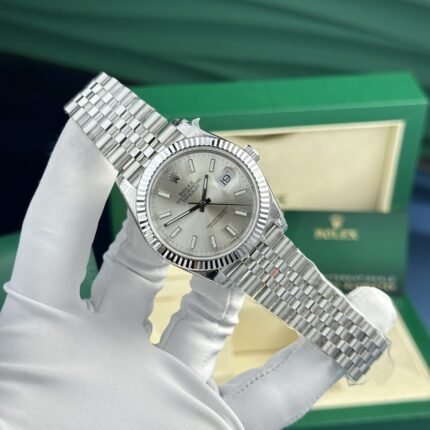 Rolex Datejust 126334 904L Steel Silver Dial 41mm Jub Super Clone