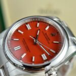 Rolex Oyster Perpetual 126000 904L Steel Red Dial 36mm Oyster Super Clone - 图片 3