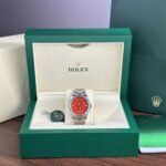 Rolex Oyster Perpetual 126000 904L Steel Red Dial 36mm Oyster Super Clone - 图片 6