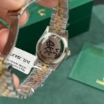 Rolex Datejust SS/YG Plated Green Dial CZ Diamonds 31mm Jub Super Clone - 图片 5
