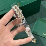 Rolex Datejust SS/YG Plated Green Dial CZ Diamonds 31mm Jub Super Clone - 图片 7