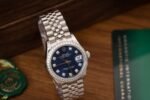 Rolex Datejust 316L Steel Blue Dial CZ Diamonds 31mm Jub EWF Replica - 图片 3