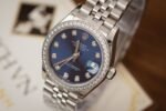 Rolex Datejust 316L Steel Blue Dial CZ Diamonds 31mm Jub EWF Replica - 图片 4