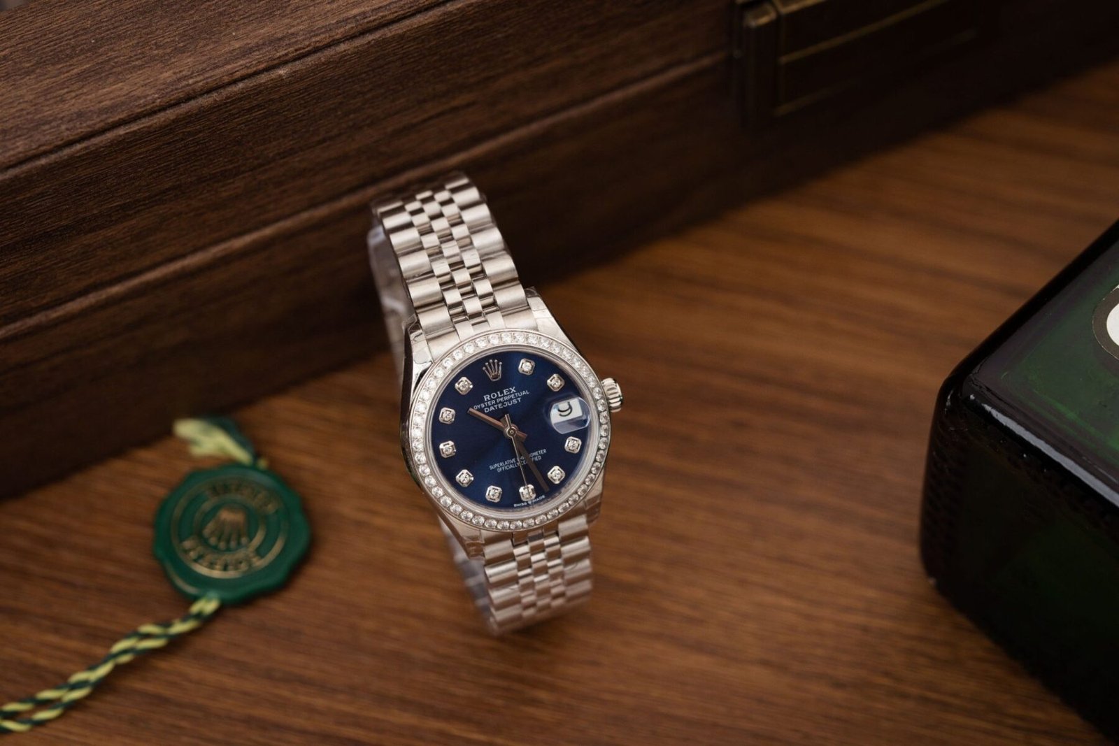1750588163-72.jpg Rolex Datejust 316L Steel Blue Dial CZ Diamonds 31mm Jub EWF Replica - 图片 1
