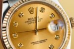 Rolex Datejust 126233 SS/YG Plated Champagne Dial CZ Diamonds 36mm Jub Super Clone - 图片 5