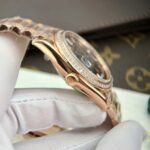 Rolex Day-Date RG Plated Eisenkiesel Dial With Diamonds 40mm Super Clone - 图片 5