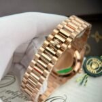 Rolex Day-Date RG Plated Eisenkiesel Dial With Diamonds 40mm Super Clone - 图片 7