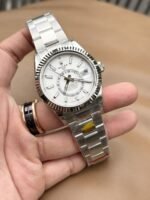Rolex Sky-Dweller 326934 316L Steel White Dial 42mm Oyster AAA Replica - 图片 2