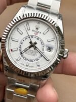 Rolex Sky-Dweller 326934 316L Steel White Dial 42mm Oyster AAA Replica - 图片 3