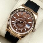 Rolex Sky-Dweller 336235 RG Plated Chocolate Dial 42mm Oysterflex AAA Replica - 图片 2