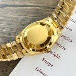 Rolex Day-Date YG Plated Meteorite Dial CZ Diamonds 36mm Super Clone - 图片 7