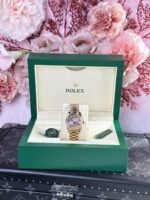 Rolex Datejust 178275 RG Plated Dark MOP Dial CZ Diamonds 31mm AAA Replica - 图片 4