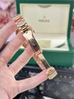 Rolex Datejust 178275 RG Plated Dark MOP Dial CZ Diamonds 31mm AAA Replica - 图片 6