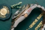Rolex Datejust SS/RG Plated Black Dial CZ Diamonds 36mm Jub Super Clone - 图片 6