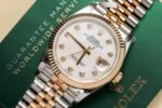 Rolex Datejust SS/YG Plated MOP Dial CZ Diamonds 36mm Jub Super Clone - 图片 4