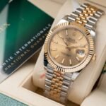 Rolex Datejust SS/RG Plated Gold Dial 41mm Jub Super Clone