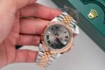 Rolex Datejust SS/RG Plated Wimbledon Grey Dial 41mm Jub Super Clone - 图片 6