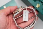 Rolex Datejust SS/RG Plated Wimbledon Grey Dial 41mm Jub Super Clone - 图片 7