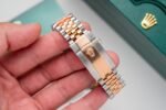 Rolex Datejust SS/RG Plated Wimbledon Grey Dial 41mm Jub Super Clone - 图片 8