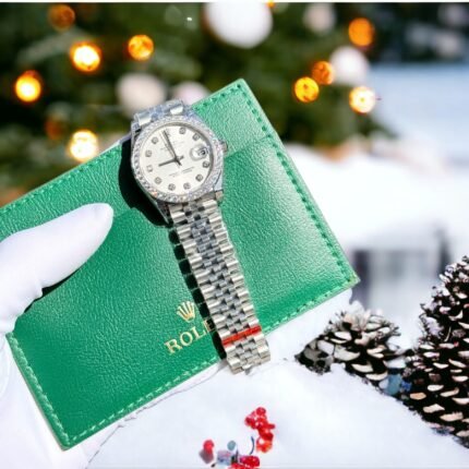 Rolex Datejust 316L Steel White Dial With Diamonds 31mm Jub AAA Replica