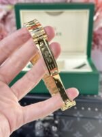 Rolex Datejust 278288 YG Plated Olive Green Dial CZ Diamonds 31mm AAA Replica - 图片 6