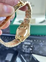 Rolex Datejust 278288 YG Plated Olive Green Dial CZ Diamonds 31mm AAA Replica - 图片 8