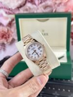 Rolex Datejust 278285 RG Plated MOP Dial CZ Diamonds 31mm AAA Replica - 图片 3