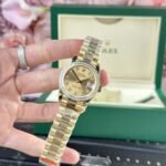 Rolex Datejust 278288 YG Plated Champagne Dial CZ Diamonds 31mm AAA Replica