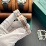 Rolex Datejust 126331 SS/RG Plated Pink Dial CZ Diamonds 41mm Jub Super Clone - 图片 5