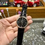 Rolex Cellini 50505 RG Plated Black Dial 39mm Leather AAA Replica - 图片 2