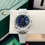 Rolex Datejust 126334 904L Steel Blue Dial CZ Diamonds 41mm Jub Super Clone - 图片 2