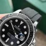 Rolex Yacht-Master 316L Steel Black Dial 40mm Oysterflex EWF Replica - 图片 4