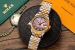 Rolex Datejust 278273 SS/YG Plated Dark MOP Dial CZ Diamonds 31mm Jub AAA Replica - 图片 2