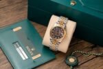 Rolex Datejust 278273 SS/YG Plated Dark MOP Dial CZ Diamonds 31mm Jub AAA Replica