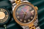 Rolex Datejust 278273 SS/YG Plated Dark MOP Dial CZ Diamonds 31mm Jub AAA Replica - 图片 4