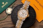 Rolex Datejust 278271 SS/YG Plated White Enamel Dial CZ Diamonds 31mm Jub AAA Replica - 图片 2