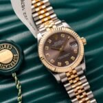 Rolex Datejust 278273 SS/YG Plated Chocolate Dial CZ Diamonds 31mm Jub Super Clone