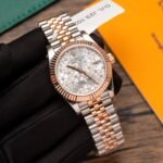 Rolex Datejust 278273 SS/RG Plated Silver Dial CZ Diamonds 31mm Jub Super Clone