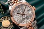 Rolex Datejust 278273 SS/RG Plated Silver Dial CZ Diamonds 31mm Jub Super Clone - 图片 2