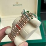 Rolex Day-Date RG Plated Chocolate Dial Diamonds 36mm Replica - 图片 6