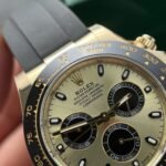 Rolex Daytona 116518LN YG Plated Champagne/Black Dial 40mm Oysterflex Super Clone - 图片 4